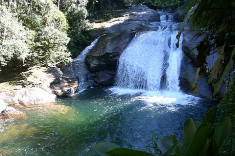 Cachoeira no parque